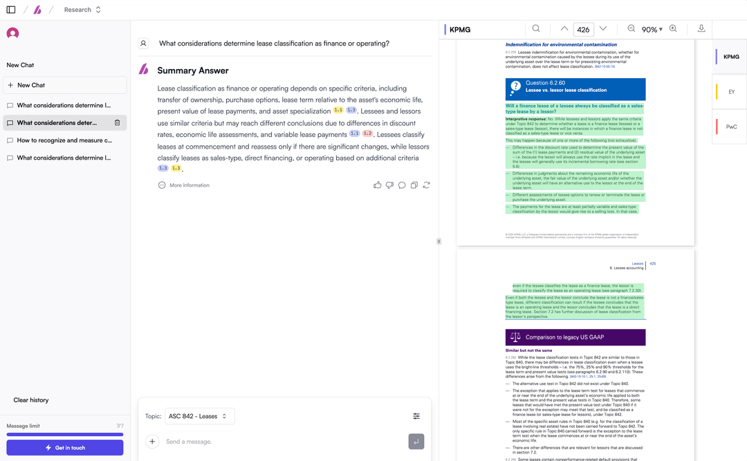 Research Assistant Interface